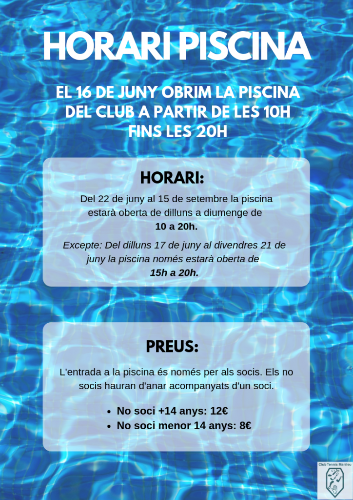 Horari piscina 2019