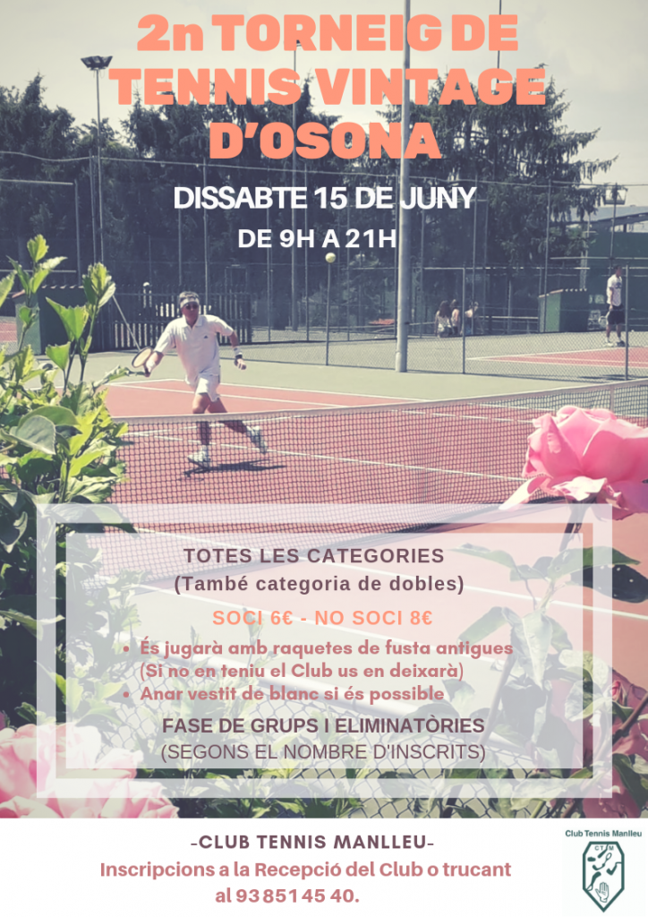 Torneig vintage tennis